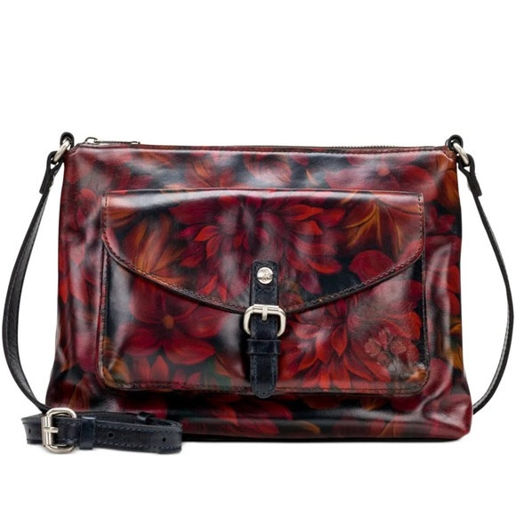 Patricia Nash Handbags - Patricia Nash Kirby East West Crossbody Purse Rustic Mums Bag